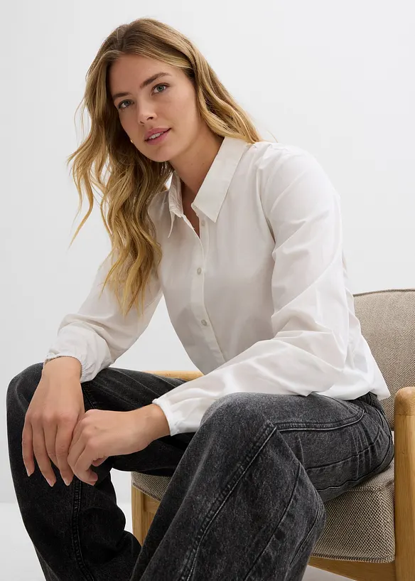 Skjorte i 100% bomull, bonprix