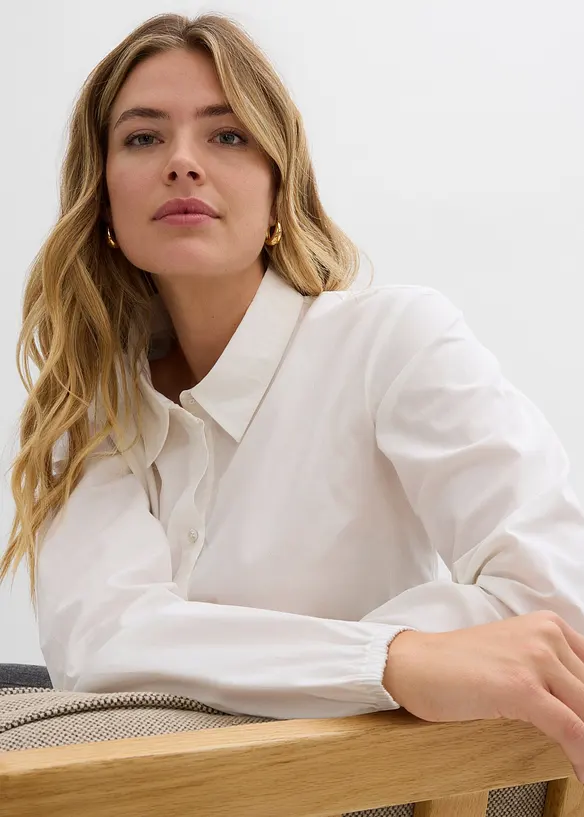 Skjorte i 100% bomull, bonprix