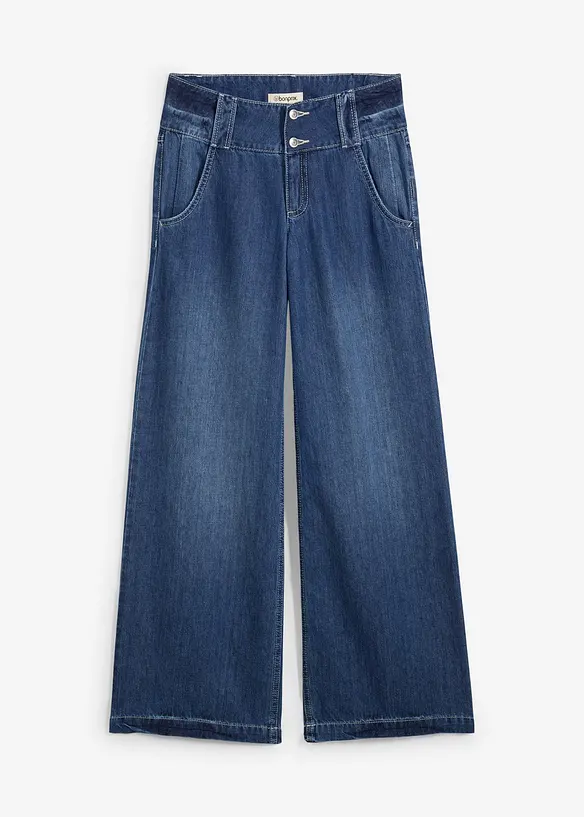 Wide-Leg-jeans High Waist, Super Soft, bonprix