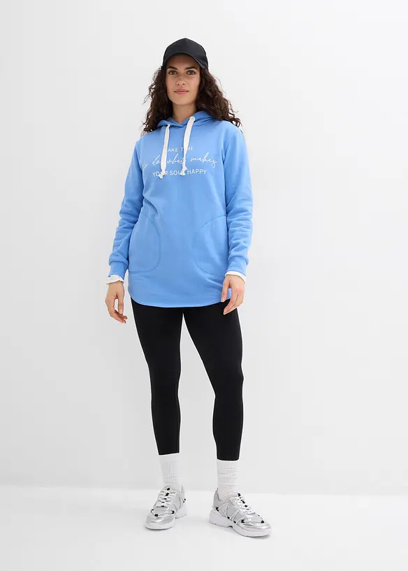 Joggedress med lang sweatshirt og leggings (2-delt sett), bonprix