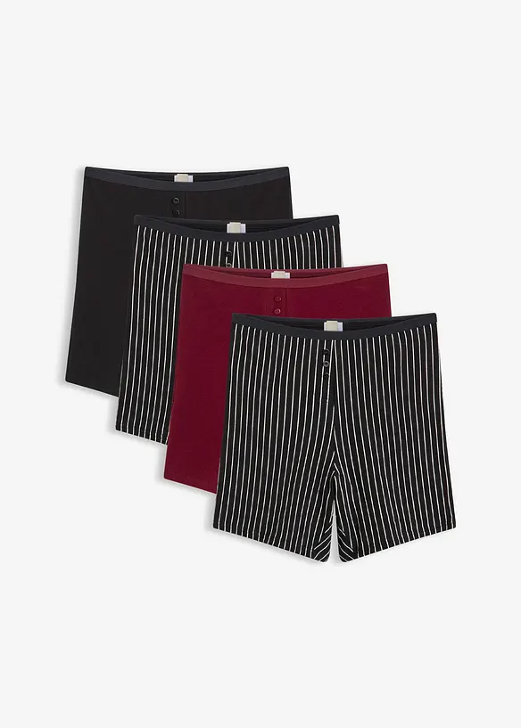 Dameboxer med lange ben (4-pack), bonprix