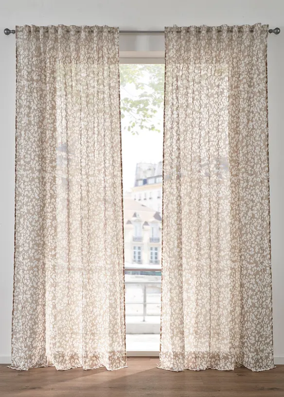 Batistgardin (2-pack), bonprix