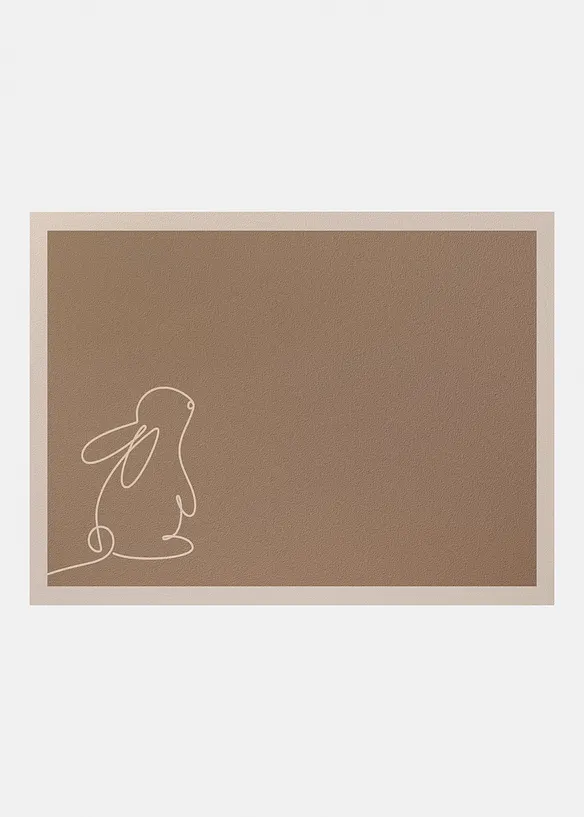 Vaskbar d&oslash;rmatte med p&aring;skemotiv, bonprix