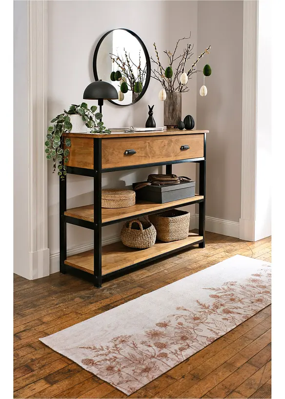 Vaskbar d&oslash;rmatte med grafisk m&oslash;nster, bonprix