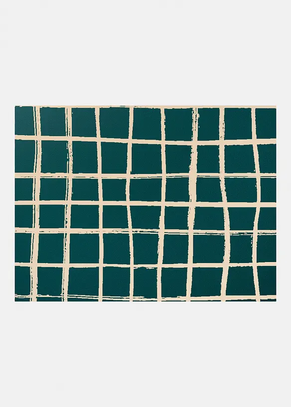 Vaskbar d&oslash;rmatte med grafisk m&oslash;nster, bonprix