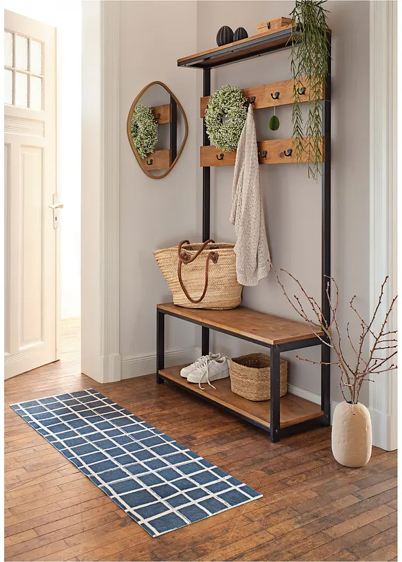 Vaskbar d&oslash;rmatte med grafisk m&oslash;nster, bonprix