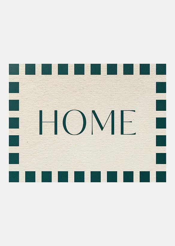 D&oslash;rmatte med statment-print, bonprix