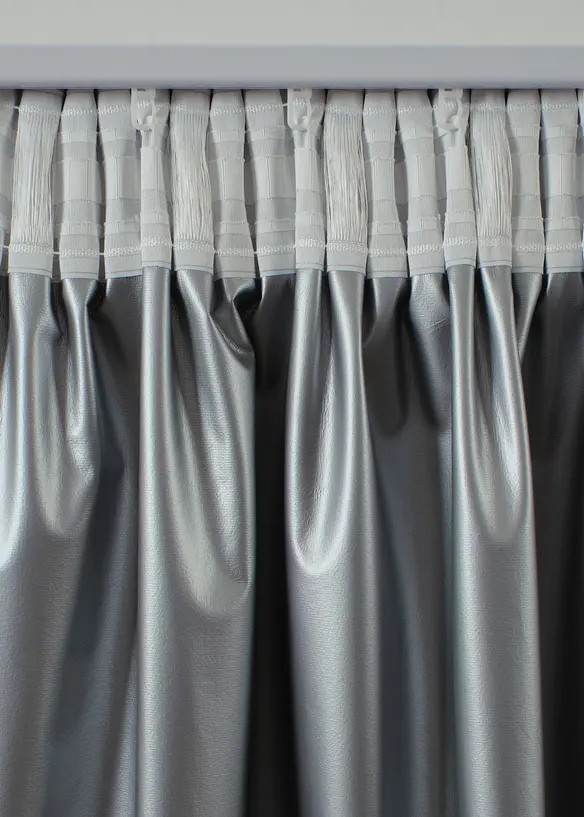 Termo-m&oslash;rkleggingsgardin med fl&oslash;yelsaktig overflate (1-pack), bonprix