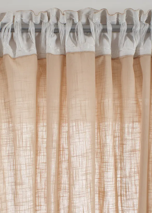 Gardin i &oslash;kologisk bomull (1-pack), bonprix