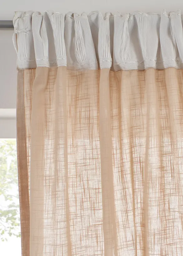 Gardin i &oslash;kologisk bomull (1-pack), bonprix