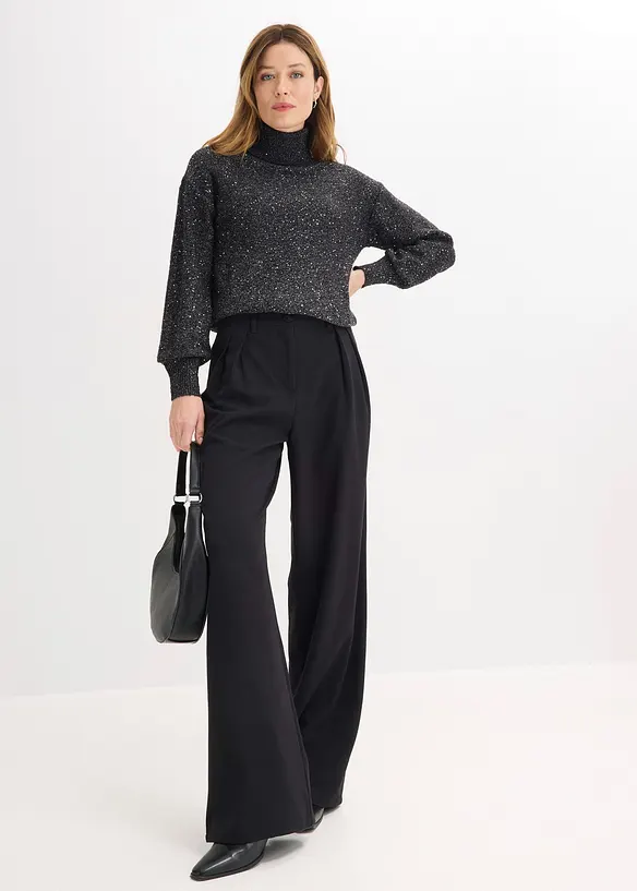 Bukse med vide ben, bonprix