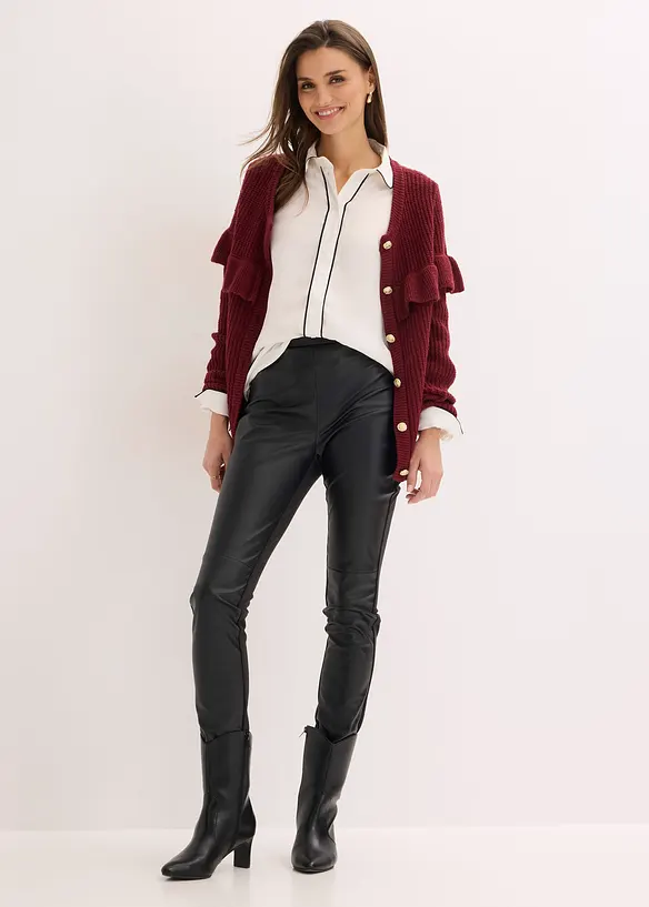 Bluse av lett sateng, bonprix