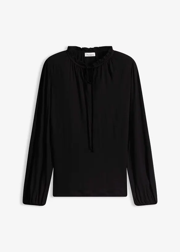 Langermet topp i viskosemiks, bonprix