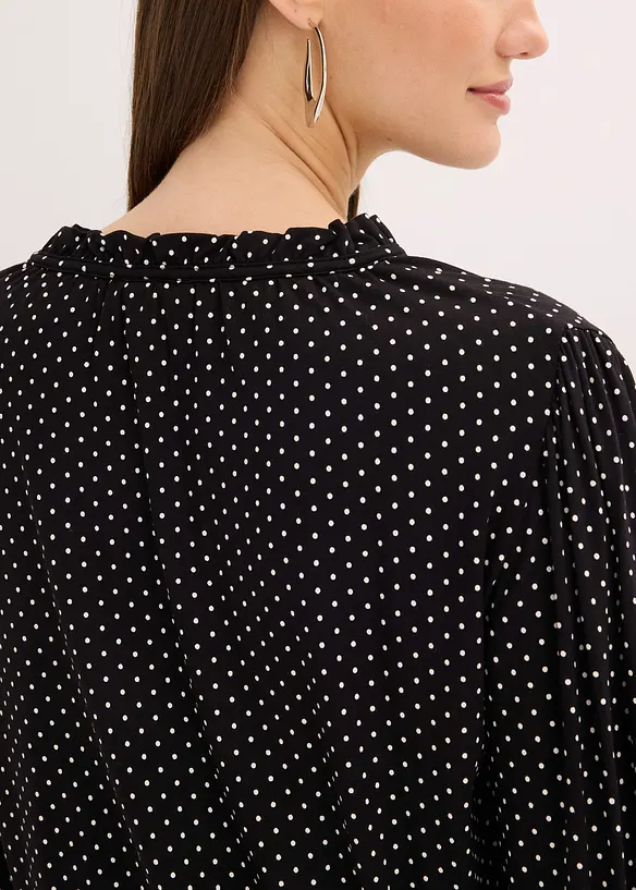 Langermet topp i viskosemiks, bonprix