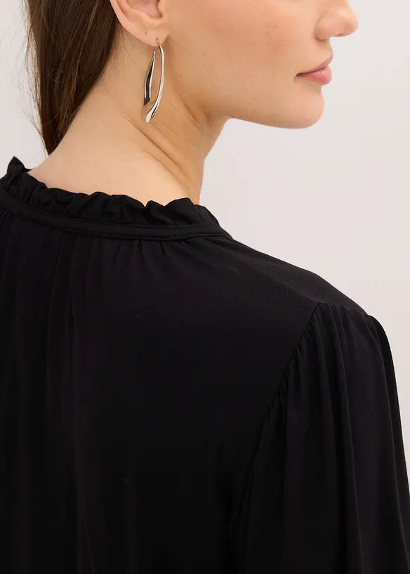 Langermet topp i viskosemiks, bonprix