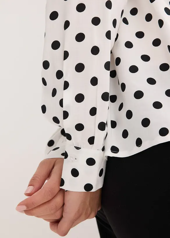 Skjorte i lett viskose, bonprix