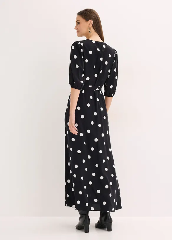Maxikjole i lett viskose, bonprix
