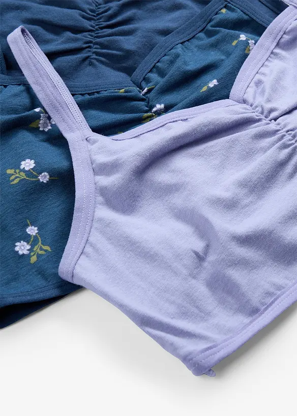 BH-topp med myk &oslash;kologisk bomull (3-pack), bonprix