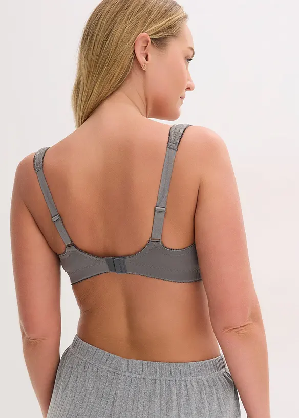 Avlastnings-BH uten spiler med vatterte stropper (2-pack), bonprix