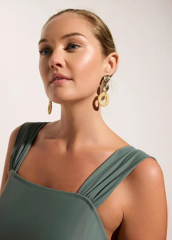 Shape-badedrakt, middels formende, med brede stropper, bonprix