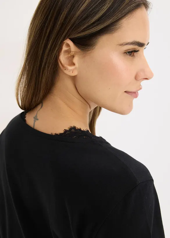 Pyjamas i myk bomull, bonprix