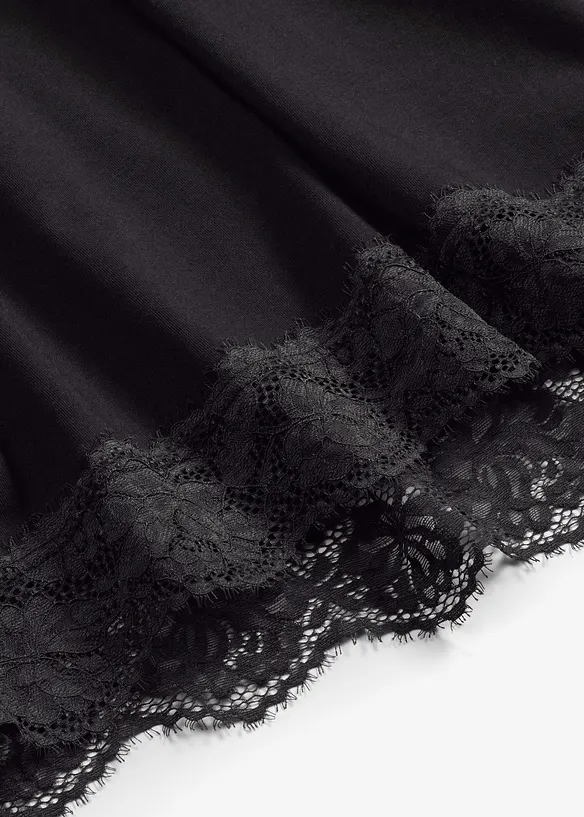 Nattkjole med blonder, bonprix