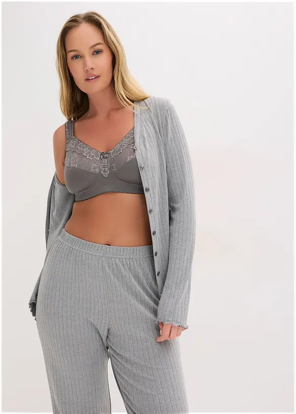 Avlastnings-BH uten spiler med vatterte stropper (2-pack), bonprix