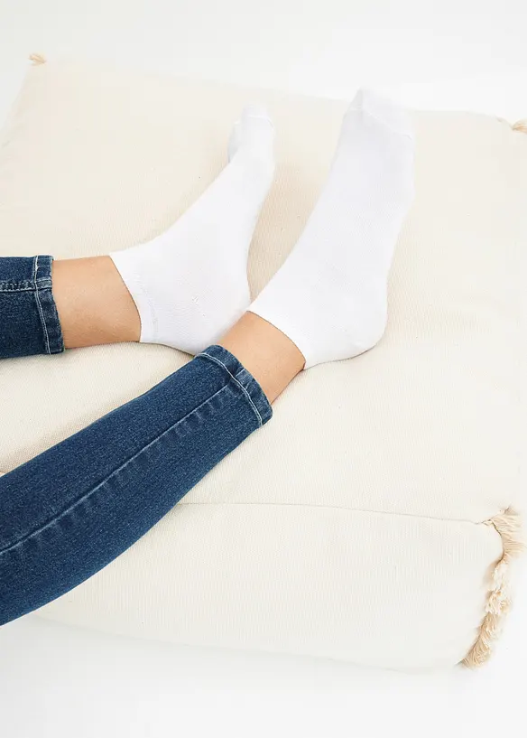 Sneakerssokker med &oslash;kologisk bomull (20-pack), bonprix