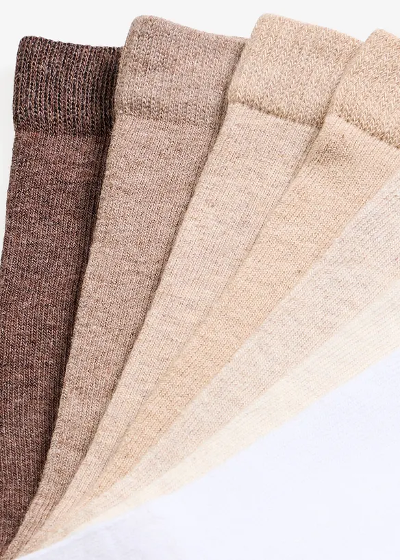 Sokker med &oslash;kologisk bomull (10-pack), bonprix