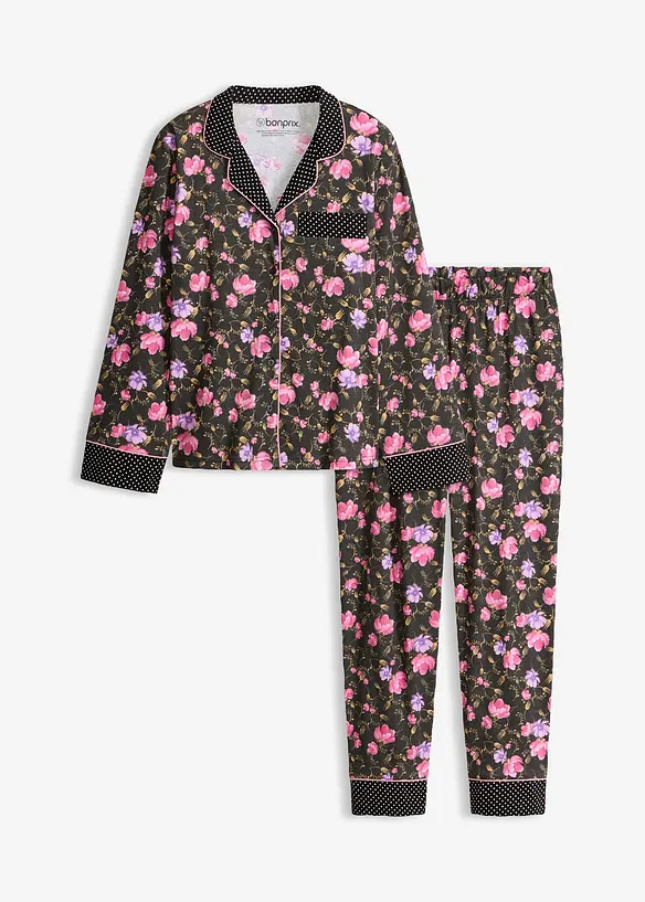Pyjamas i 100% bomull, bonprix