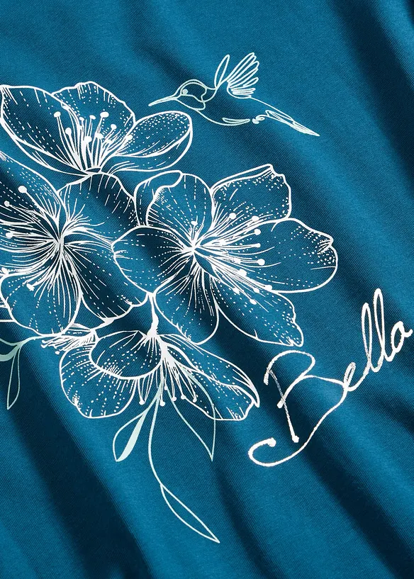 Nattskjorte i 100% bomull, bonprix