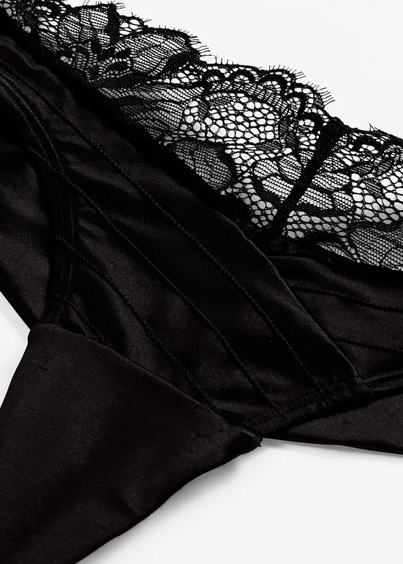 Stringtruse med s&oslash;ml&oslash;st bakstykke, bonprix