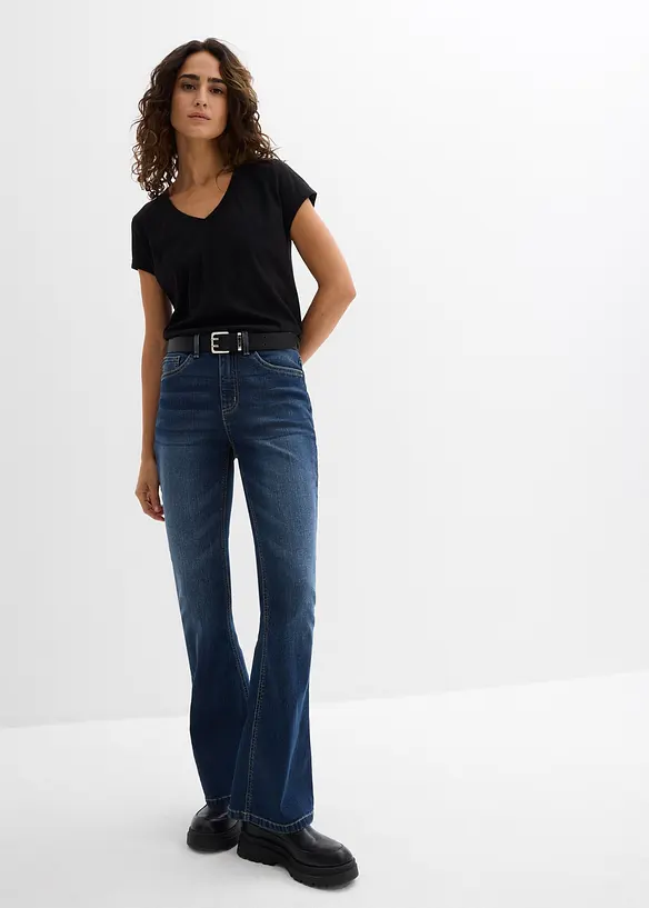 T-skjorte i 100% &oslash;kologisk bomull (2-pack), bonprix