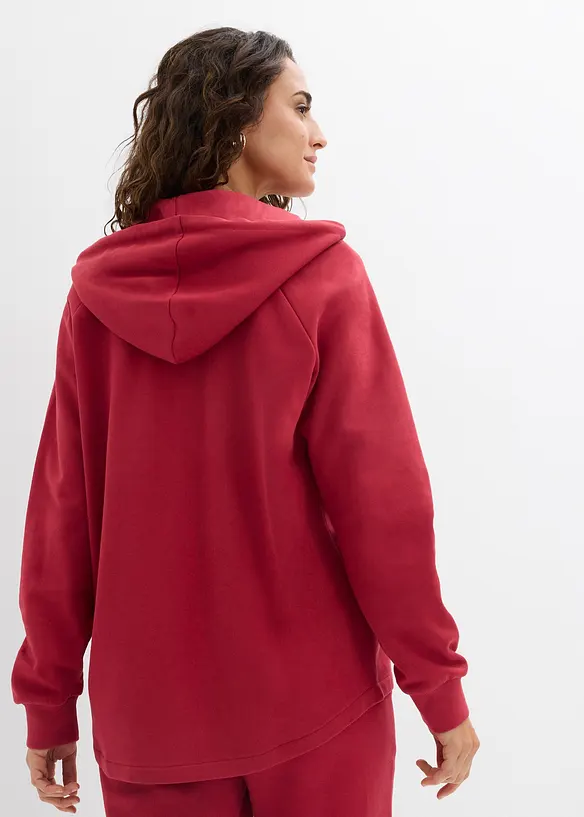 Sweatjakke i 100% &oslash;kologisk bomull, bonprix