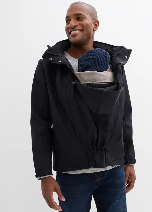 3-i-1-b&aelig;rejakke for herre med b&aelig;refunksjon foran og bak, bonprix