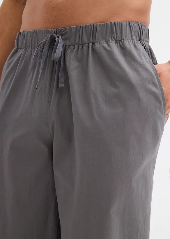 Lang pyjamasbukse av myk bomull (2-pack), bonprix