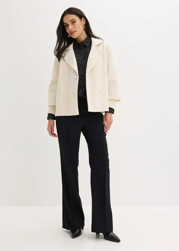 Bluse med bomull i dobbelpakning, bonprix