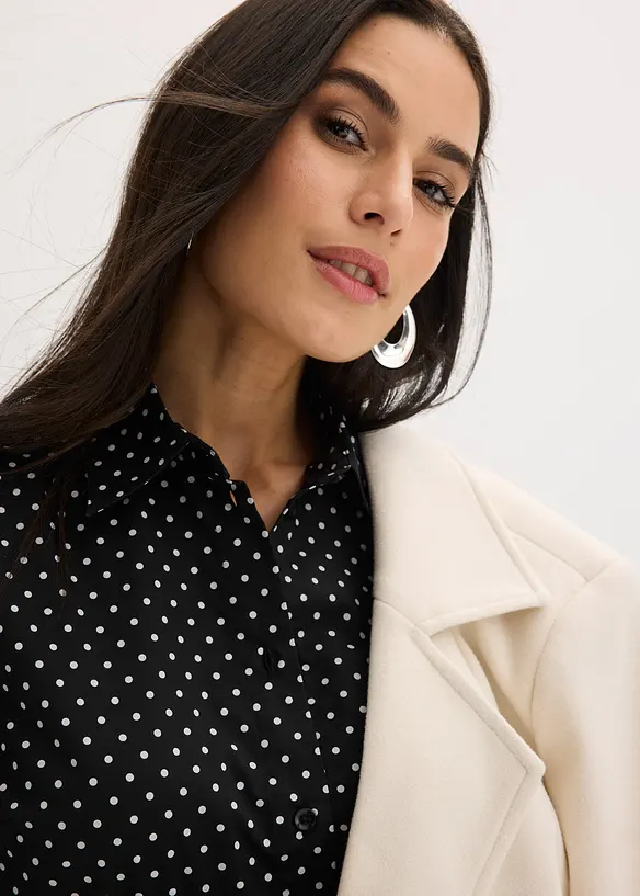 Bluse med bomull i dobbelpakning, bonprix