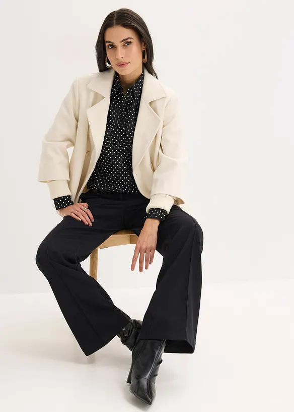 Bluse med bomull i dobbelpakning, bonprix