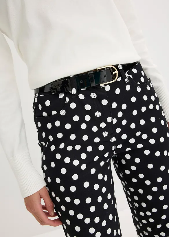 Stretchbukse med 5 lommer, bonprix