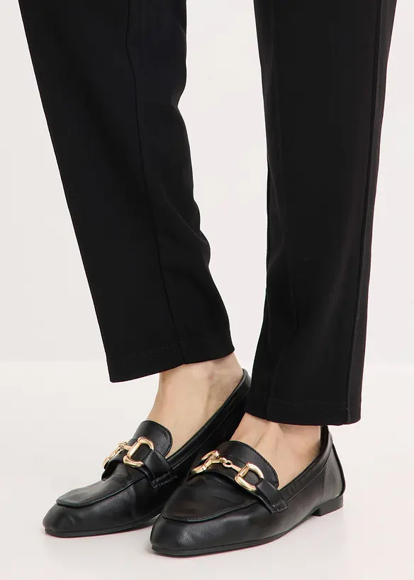 Slip on-bukse med bise, bonprix