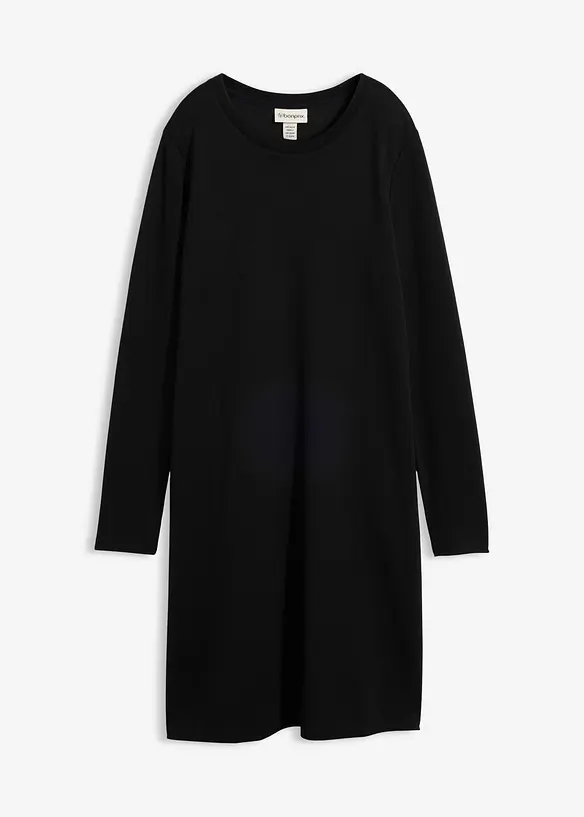 Trikotkjole i A-modell og viskosemiks, bonprix