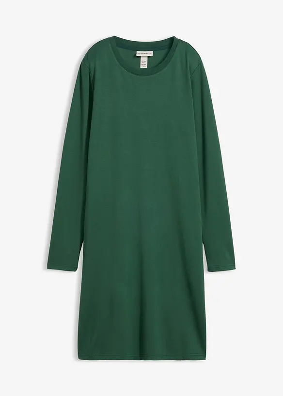 Trikotkjole i A-modell og viskosemiks, bonprix