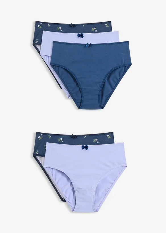 Maxitruse med behagelig bomull (5-pack), bonprix