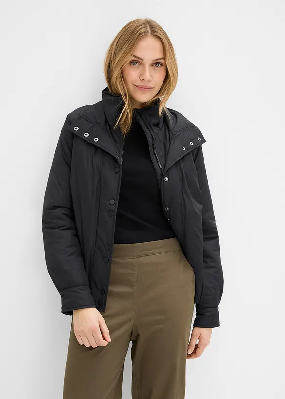 Pull on-bukse i bomullsmiks, bonprix