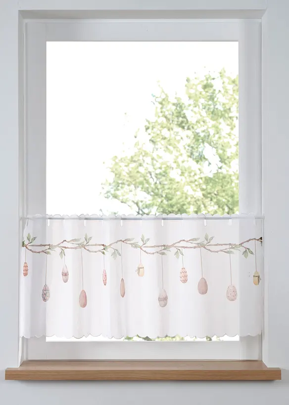 Gardinkappe med p&aring;skemotiver, bonprix