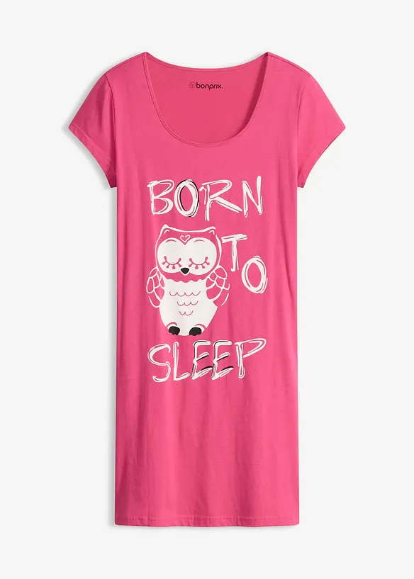 Kort nattkjole i 100% bomull, bonprix