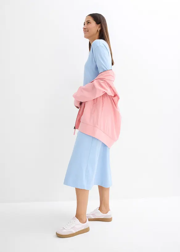 Jerseykjole i formstabil, 100% &oslash;kologisk bomull, bonprix