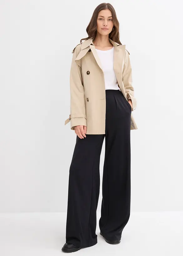 Ribbestrikket topp med &oslash;kologisk bomull (2-pack), bonprix