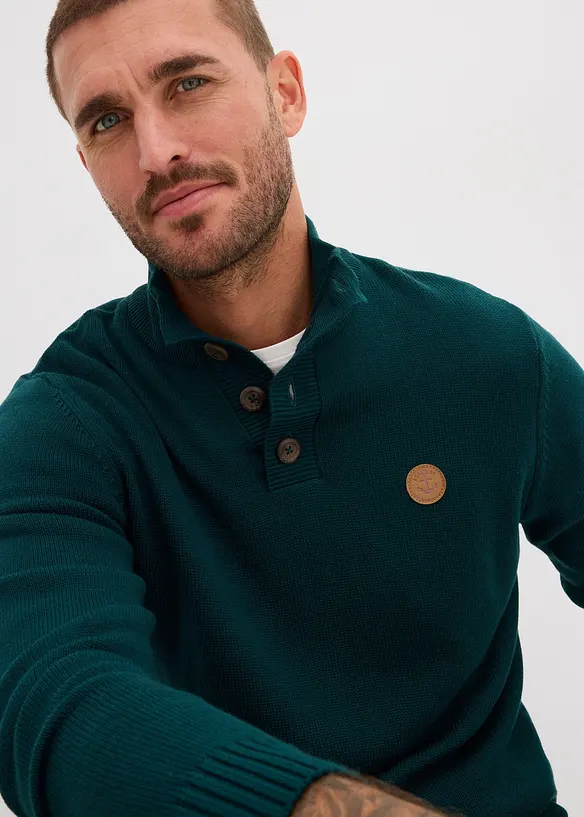 Genser i myk bomullsmiks, bonprix